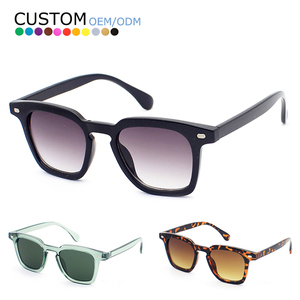 New Fashion Vintage Men Small Round Frame Sunglasses Rice Nails Retro Males Sun Glasses - Product Image 1