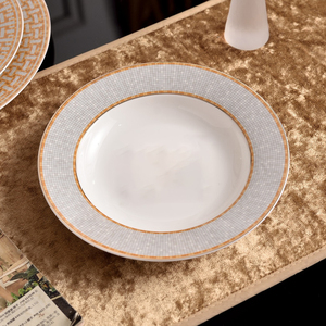 Ensemble de vaisselle en céramique occidentale de luxe de 58 pièces, vaisselle de restaurant, plats à café, assiettes vintage, mariage et usage domestique, passe au lave-vaisselle - Vente en gros - Product Image 6