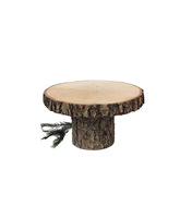Support à gâteau moderne et simple en bois de luxe, plateau sur pied en bois de paulownia pour les anniversaires d'enfants et les fêtes de mariage, outils pour gâteaux