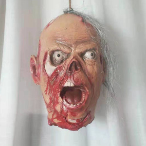 Halloween Horror Zombie Latex Mask Party Cosplay Bloody Disgusting Rot Face Masquerade Terror Party Face Cover Custom Design - Product Image 3