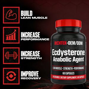 ฮิวจ์ ซัพพลีเมนท์ส ซีโร ฟิลเลอร์ส เบต้า เอคไดสเตอโรน 1000 มก. เพื่อเพิ่มมวลกล้ามเนื้อแบบลีน ประสิทธิภาพการกีฬา และความแข็งแรง - Product Image 5