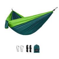 Hamac d'extérieur léger en nylon Polar Everest, simple ou double, pliable, accessoire de camping avec sac de transport pour les voyages