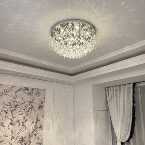 Plafonnier <span class=keywords><strong>LED</strong></span> encastré de luxe moderne français avec capteur de mouvement, cristal, IP33, haut de gamme pour <span class=keywords><strong>chambre</strong></span> et salon - Product Image 2