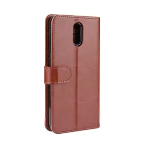 Iphone 14 dompet kulit asli penutup telepon lipat magnetik produsen PU harga pabrik casing ponsel untuk Nokia 2.3 casing