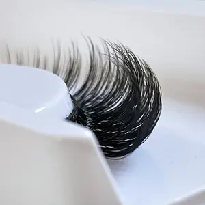 A3D29 Customized Natural D Curl False Eyelashes Cat Eye Faux Mink 14mm Wink Winged Eyelash Extensions With Custom Lash Box