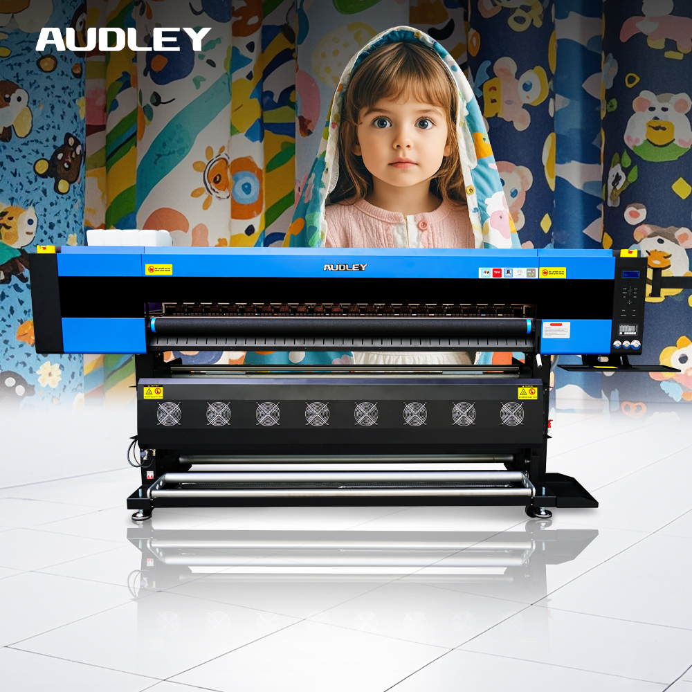 Audley i3200 высокая скорость 1,9 м автоматический струйный принтер текстильная печатная сублимационная машина