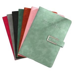 Custom Paper Notebooks Hardcover Pu Leather With <b>Locks</b> A5 School Notebooks for Students - Product Image 1