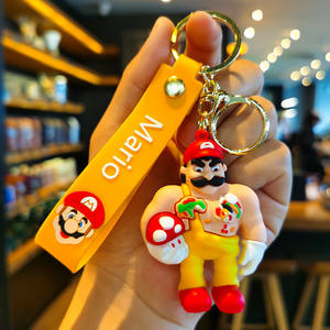 Llavero de Dibujos Animados de Super Mario, Popular al por Mayor, Ecológico, Duradero, de Silicona y Aleación para Niños y Niñas - Product Image 4