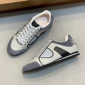 Zapatos Deportivos de Cuero Genuino al por Mayor para Hombre, Zapatos para Caminar Ventilados, Zapatos Casuales Blancos que Aumentan la Altura 7 cm - Product Image 4