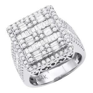 Anillo de compromiso de boda clásico personalizable para mujer, 2MM, VVS, diamante, moissanita, certificado IGI, joyería fina, fiestas cultivadas en laboratorio - Product Image 1