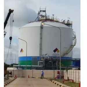 Benzine Brandstof Diesel Tank Grond-Ondersteund Vloeibare Opslagtank Epc Project Voor Ruwe Olie