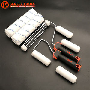 Herramientas Manuales <span class=keywords><strong>para</strong></span> <span class=keywords><strong>Pintar</strong></span> Paredes, Juego de 7 Rodillos y Brochas con Mango de Goma - Product Image 3