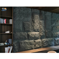 ZGSTONE haute qualité moderne étanche polyuréthane pierre artificielle Pu Faux ardoise panneau mural panneaux décoratifs champignon Pu