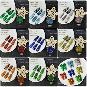 Poudre magnétique 9D haute pigmentation en titane pour nail art, vernis gel UV, résine époxy, design œil de <span class=keywords><strong>chat</strong></span> – Tendance mode - Product Image 4