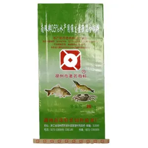 Polypropylene Laminated Packaging 25kg Grain Millet Rice Food Flour Fertilizer Seed Feed Seafood PP Woven Bag