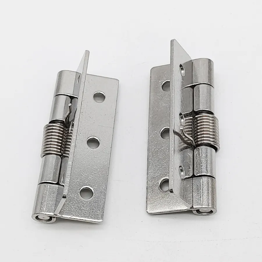 JH253-6 OEM Polished Stainless Steel hinge SPRING Hinge self closing hinge