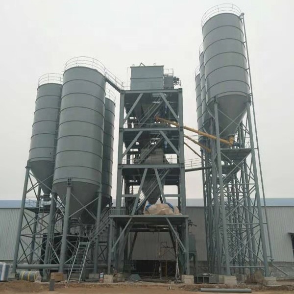 The latest foreign gypsum mortar production line Putty powder complete set of equipment