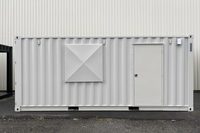 Maison conteneur en acier détachable de 20 pieds, bureau à domicile, bureau préfabriqué, unité d'habitation complémentaire, cabane de jardin préfabriquée en kit