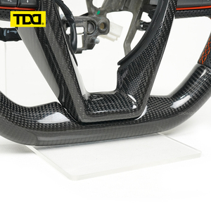พวงมาลัยคาร์บอนไฟเบอร์แท้ TDD สำหรับรถยนต์นิสสัน แม็กซิมา 350Z 370Z G35 G35X Fx35 M35 ปี 2002 2003 2004 2005 2006 2007 - Product Image 3