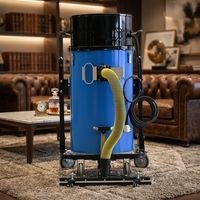 Aspirateur industriel de grande capacité 100L en acier inoxydable pour l'automobile, l'usine, le centre logistique, nettoyage intensif