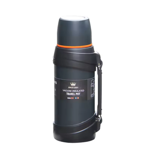 Termo aislado de acero inoxidable al vacío de doble pared de 2L y 2,5 L, agua fría y caliente, cafetera de viaje para acampar con tapa de taza - Product Image 4