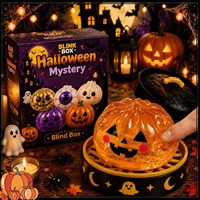 Nouvel Arrivage Boîte Mystère Halloween Jouets Fidget en Forme de Dumpling Mignons, Doux, Moelleux et Anti-Stress