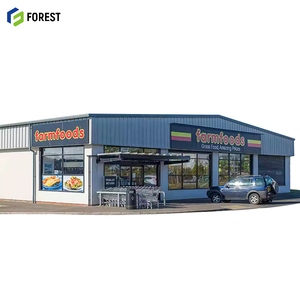 Centre de distribution préfabriqué pour centre commercial, écologique, robuste, résistant aux tremblements de terre, avec revêtement en poudre - Product Image 1