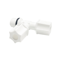 JACO 7544 Conector de Tubo de 1/4 Pulgada, Accesorios de Conexión de Agua de Alta Calidad para Tubos de Ósmosis Inversa