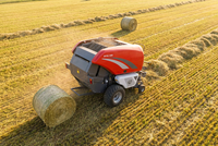Empacadora Redonda de Alta Eficiencia ≥50 Pacas/Hora con GPS Beidou + Red 4G y Monitoreo Remoto Móvil, Accionamiento por Toma de Fuerza del Tractor