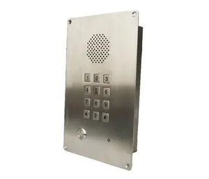 Emergency and Elevator Telephone,Flush mounted Hands free SOS Intercom,Point to point clean room phones