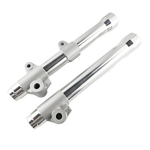 Manchons de fourche avant Qiangye, argent poli, pièces de rechange pour amortissement de chocs de moto - Product Image 4