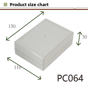 PC064 150 * 110 * <span class=keywords><strong>50</strong></span> mm シンプルな卸売小型プラスチック筐体 ABS製電気接続ボックス - Product Image 4