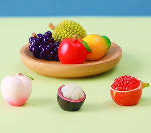 Resina cono de helado caramelo kiwi encantos 3D kawaii cabujones melocotón <span class=keywords><strong>Granada</strong></span> uva plátano limón Durian Litchi aguacate pera - Product Image 1