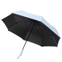 Parapluie Parasol de sécurité anti-rebond Parasol personnalisé de couleur unie avec protection UV entièrement automatique