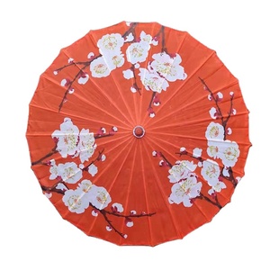Parasol en tissu de soie chinois fait à la main en gros, franges, décoration de mariage, parapluie de mariage à vendre - Product Image 1