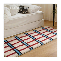 Tapis moelleux antidérapant à poils longs pour chambre d'enfant et salon
