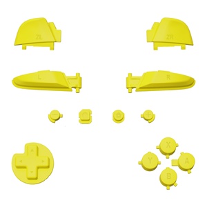 EXtremeRate Girasol Amarillo Reparación ABXY d-pad ZR ZL L R Keys DIY Reemplazo Botón de Juego completo para <span class=keywords><strong>Nintendo</strong></span> Switch <span class=keywords><strong>Pro</strong></span> Controller - Product Image 1