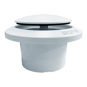 Coperchio di presa d'aria regolabile in plastica a pressione a tre stadi con filtro dell'aria per valvola a disco rotondo del condotto dell'aria - Product Image 2