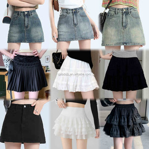 Falda de verano a la moda para mujer, paneles de cintura alta, Falda plisada para estudiantes, minifalda de baile para niña dulce y bonita - Product Image 6