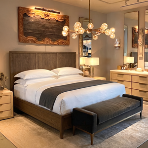 <span class=keywords><strong>Letto</strong></span> Contemporaneo di Lusso in <span class=keywords><strong>Legno</strong></span> Massello Stile Country RH, Disponibile in Misura Queen/King, Ecologico, Opzionale con Pannello/Sofà <span class=keywords><strong>Letto</strong></span> - Product Image 1