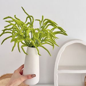 ช่อดอกไม้ประดิษฐ์สีเขียว ใบไม้ซิลิโคนเสมือนจริง ตกแต่งโต๊ะในร่ม งานแต่งงาน - Product Image 2