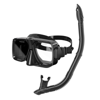 Masque de plongée à double lentille anti-UV en PC, protection anti-ondes, tube respiratoire sec, vente chaude en Europe et aux États-Unis