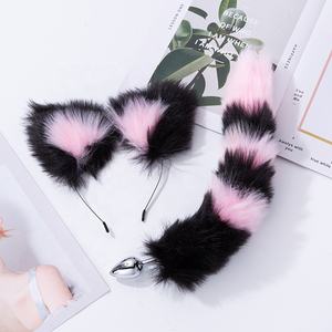 Déguisement chat renard avec oreilles en cloche, serre-tête, nœud papillon, Costume <span class=keywords><strong>de</strong></span> demoiselle d'honneur Cosplay, ensemble d'accessoires <span class=keywords><strong>de</strong></span> fête pour femmes et filles - Product Image 1