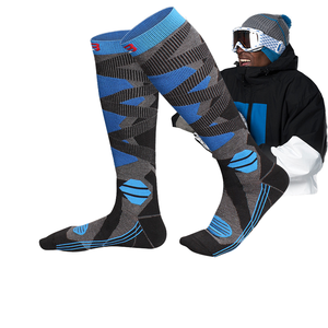 Người Đàn Ông Và Phụ Nữ Của Nén Mùa Đông Vớ Trượt Tuyết Chiều Dài Đến Đầu Gối Dày Nhiệt Dệt Kim Vớ Cho Thể Thao Ngoài Trời Và Đi Bộ Đường Dài - Product Image 1