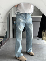 Fabricant ODM sur mesure de jeans baggy pour hommes de haute qualité