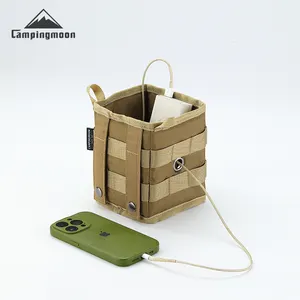 Nouvel arrivage de sac de rangement de camping en toile portable avec logo personnalisé pour chaise de camping