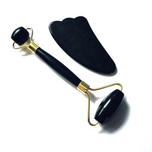 HUIYING Design accueilli rouleau de <span class=keywords><strong>jade</strong></span> avantages acné acier inoxydable Guasha grattage outils de massage métal <span class=keywords><strong>Gua</strong></span> <span class=keywords><strong>Sha</strong></span> outils rouleau de <span class=keywords><strong>jade</strong></span> - Product Image 5