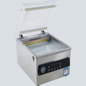 Automatic Desktop Small Food Vacuum Sealer Machine for <b>Fish</b> Meat Rice Bean Commercial Use Pouch Paper Foil Packaging Chemical - Product Image 1