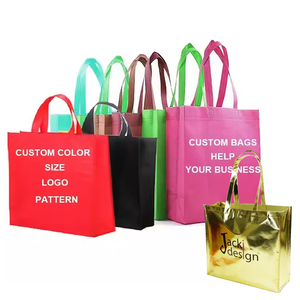 Sac non tissé personnalisé à faible MOQ avec logo imprimé, sac promotionnel recyclé en polypropylène non tissé, <span class=keywords><strong>pochette</strong></span> à chaussures, sac anti-poussière <span class=keywords><strong>pour</strong></span> baskets, sac de shopping - Product Image 3