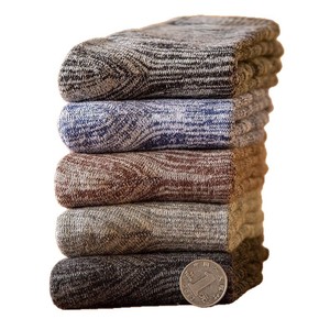 Men's Thermal <b>Socks</b> Mid-Calf Thickened Fleece Lined Warm Anti-Bacterial Autumn Winter Casual <b>Socks</b> - Product Image 4